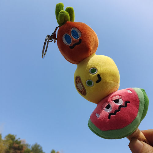 新款五月天糖葫芦毛绒公仔挂件包