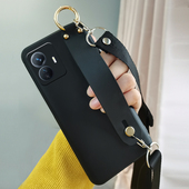 适用vivoY77e y77手机壳V2166BA腕带支架2219A套斜跨背带挂绳y77e