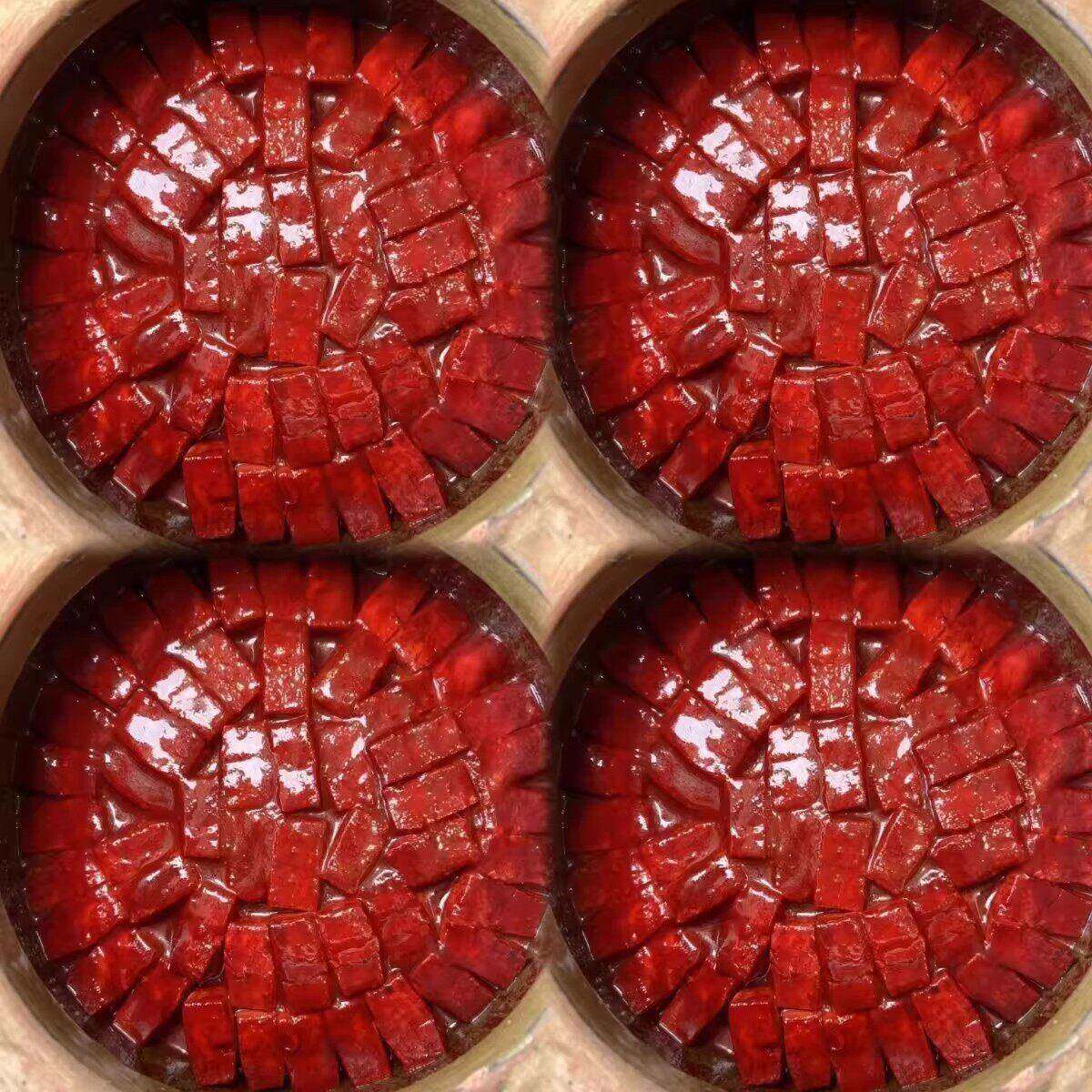 新鲜大块红腐乳正宗老式豆腐乳大缸发酵酱豆腐咸菜盒子装调味