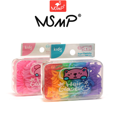MSMP正品糖果色一次性皮筋女学生夏季扎头发发圈儿童发饰强拉不断