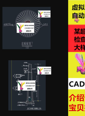 某超深检查井大样图 大样图 剖面图  地板配筋图 CAD图纸
