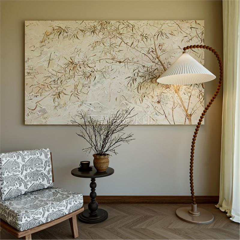 中古轻奢抽象画装饰画 艺术挂画 复古挂画 背景墙草图大师SU模型