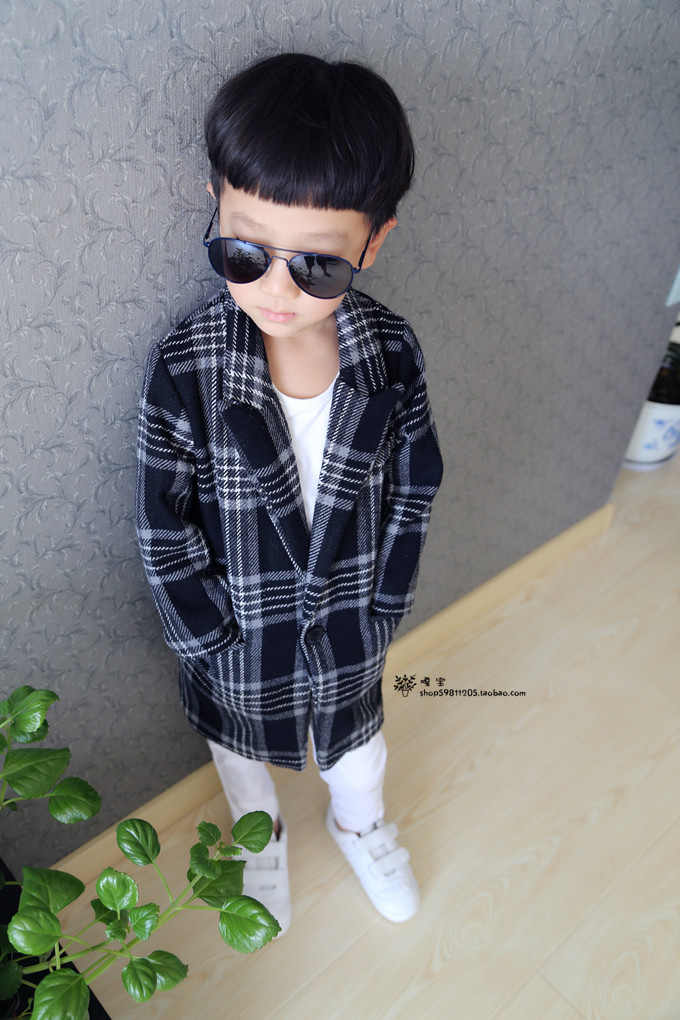 Manteau pour garcon en laine - Ref 2161351 Image 4