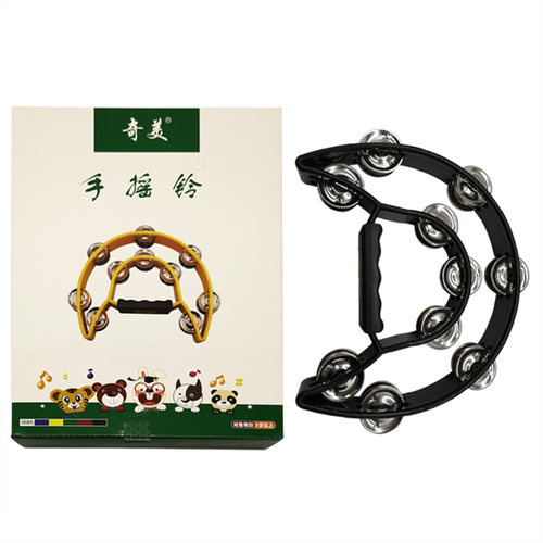 奇美手铃鼓 手摇铃儿童舞蹈手帕打击乐器幼儿园老师用早教手帕鼓