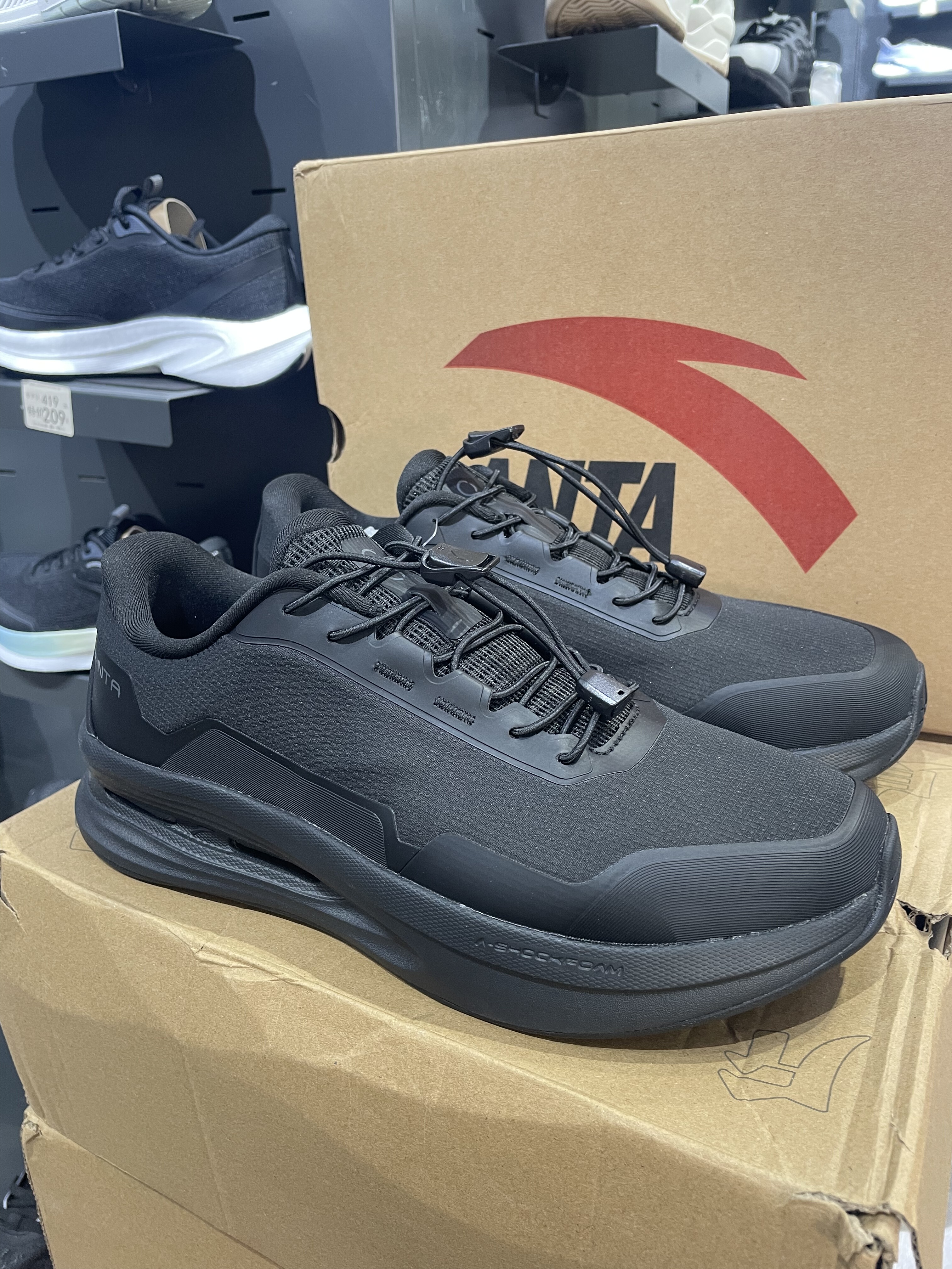 安踏神行丨运动鞋男鞋秋季C37科技软弹训练鞋健步鞋通勤鞋休闲鞋