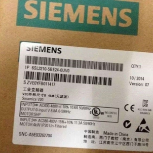 有0BE31 6S3100 2L0未拆S120源接口1源20kW有线模块议价 议价