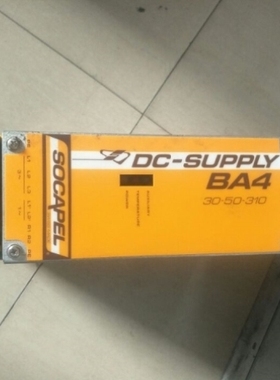 【议价】SOCASIN SOCAPEL DC-SUPPLY BA4 30-50-310 实物拍摄议价