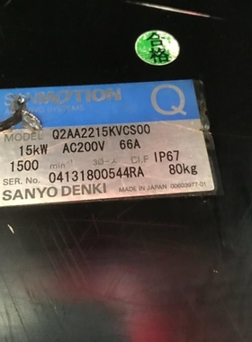 【议价】A116*伺服电机Q2AA2215KVCS00销售