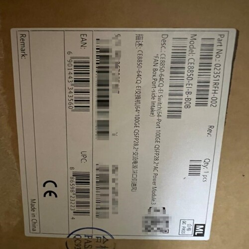 【议价】【议价】CE8850-64CQ-EI 64口100G 双电源