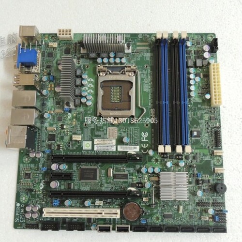 【议价】超微 C7SIM-Q 双网卡1156针 服务器主板 支持I3 I5 I7