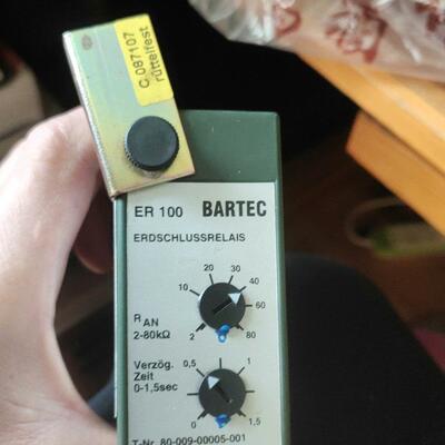 BARTEC艾柯夫模块ER100 B000054-0687 80-009-00005-01先