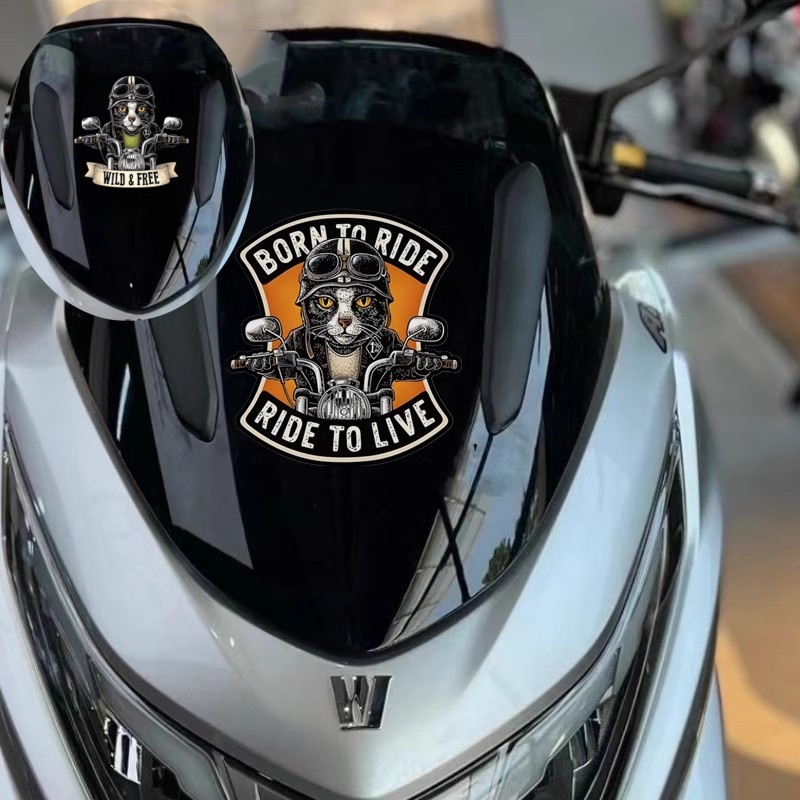 拉花风挡车贴动改装版画贴