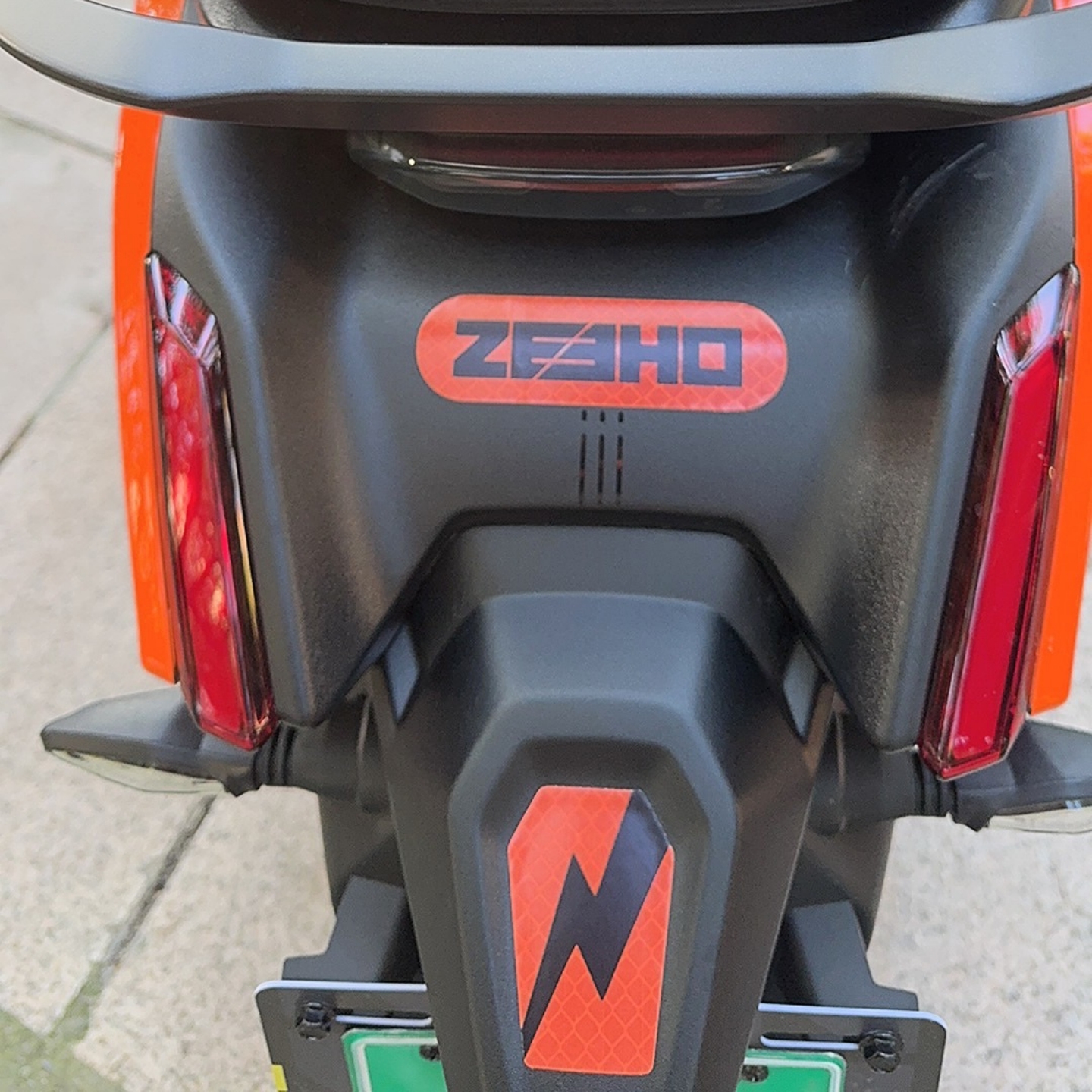 适用极核AE4/AE5/AE7后尾挡泥板改装配件反光警示贴纸防水装饰贴