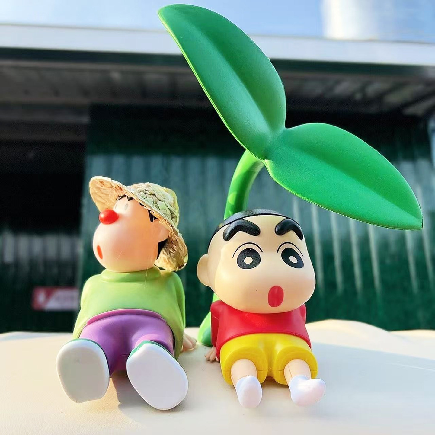 汽车车顶小树苗装饰品小草摆件摩托电动车3D立体车贴天线外饰尾箱