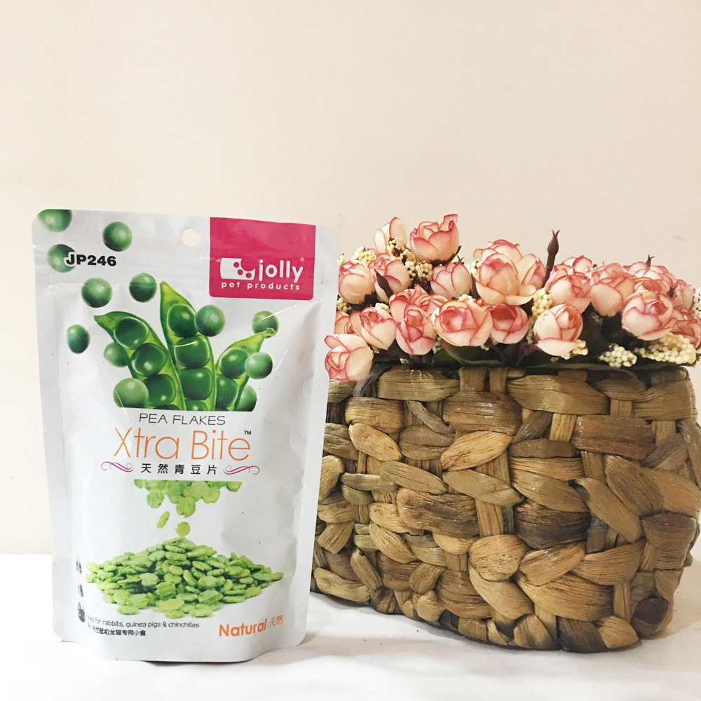 Jolly 天然青豆片 兔子零食仓鼠龙猫豌豆干 豌豆片- 180g JP246