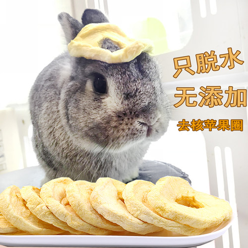 脱水无糖苹果圈零食150g兔子