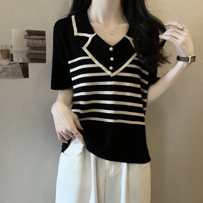 玖月胖妹妹夏装大码女装2026显瘦冰丝遮肚子短袖T恤韩版正肩上衣