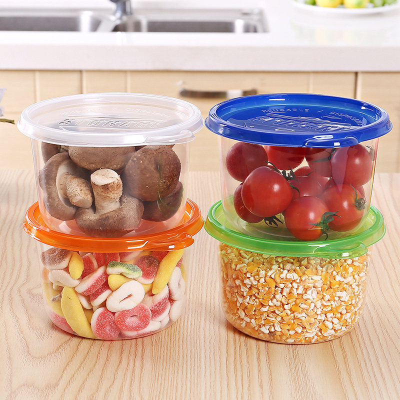 pp材质圆碗形外卖一次性餐盒饭盒打包快餐盒保鲜盒带盖916ml