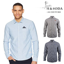 Soda men's favorite spring and summer shirt outdoor men's long sleeve stand collar solid color shirt long sleeve orthodox
