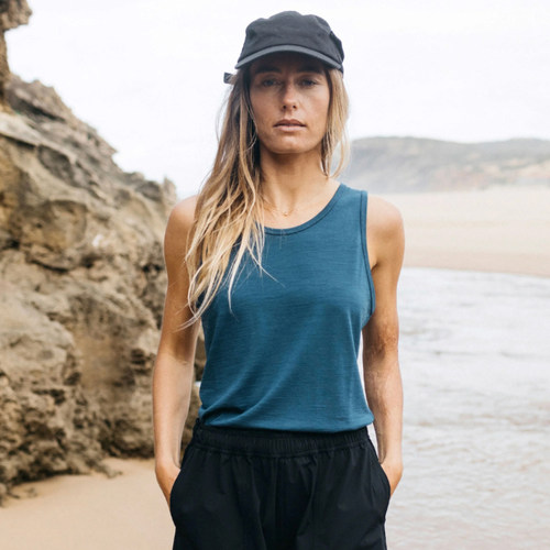 户外美丽诺羊毛速干背心