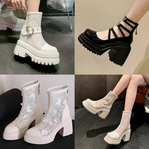 羽步【259】小个子增高8cm-15cm断码单鞋凉鞋拖鞋靴子