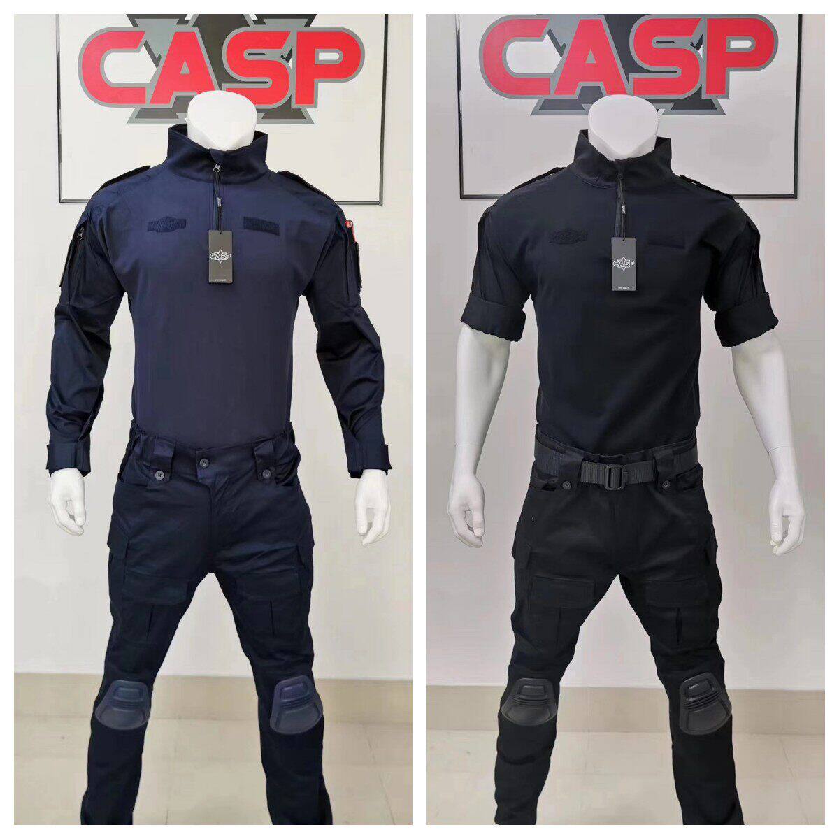 CASP蛙服战术套装速干作战值勤工装夏作训服男教官服长袖上衣裤子