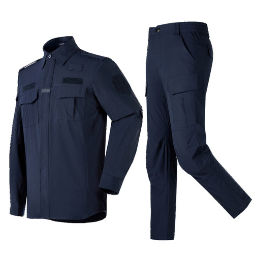 TBM夏弹力速干长袖作训服透气教官服套装男户外运动训练服战训服