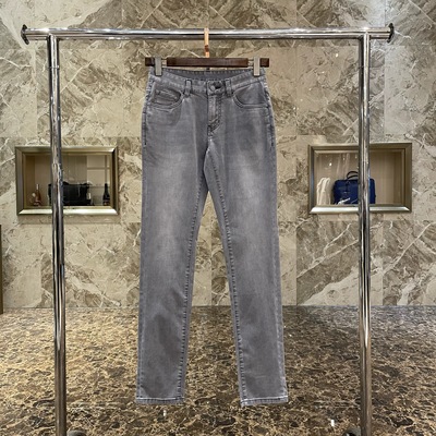 DOSERMO丹西摩奢侈男装春夏新款字母刺绣修身牛仔裤正品660551065