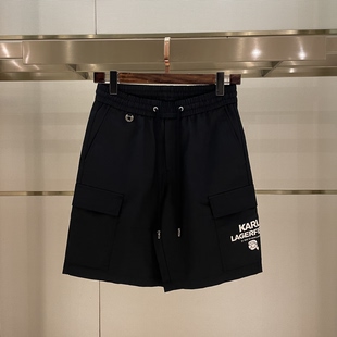 LAGERFELD卡尔拉格斐2026夏季 五分裤 新款 老佛爷休闲短裤 男士 KARL