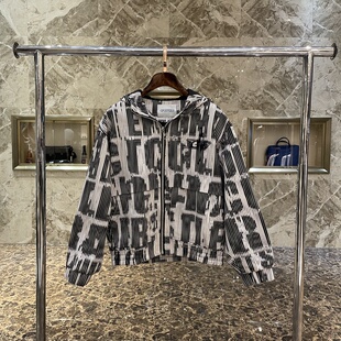 GFGEFEILU男装2025秋冬新款GF轻奢男士字母棉服连帽夹克外套正品