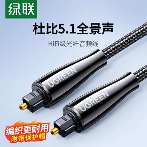 UGREEN Digital Optical Audio Cable Toslink SPDIF 1m 1.5m2m3m
