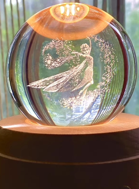 生日成长礼物小女生孩子儿童节高级送同学5-678910岁音乐盒水晶球