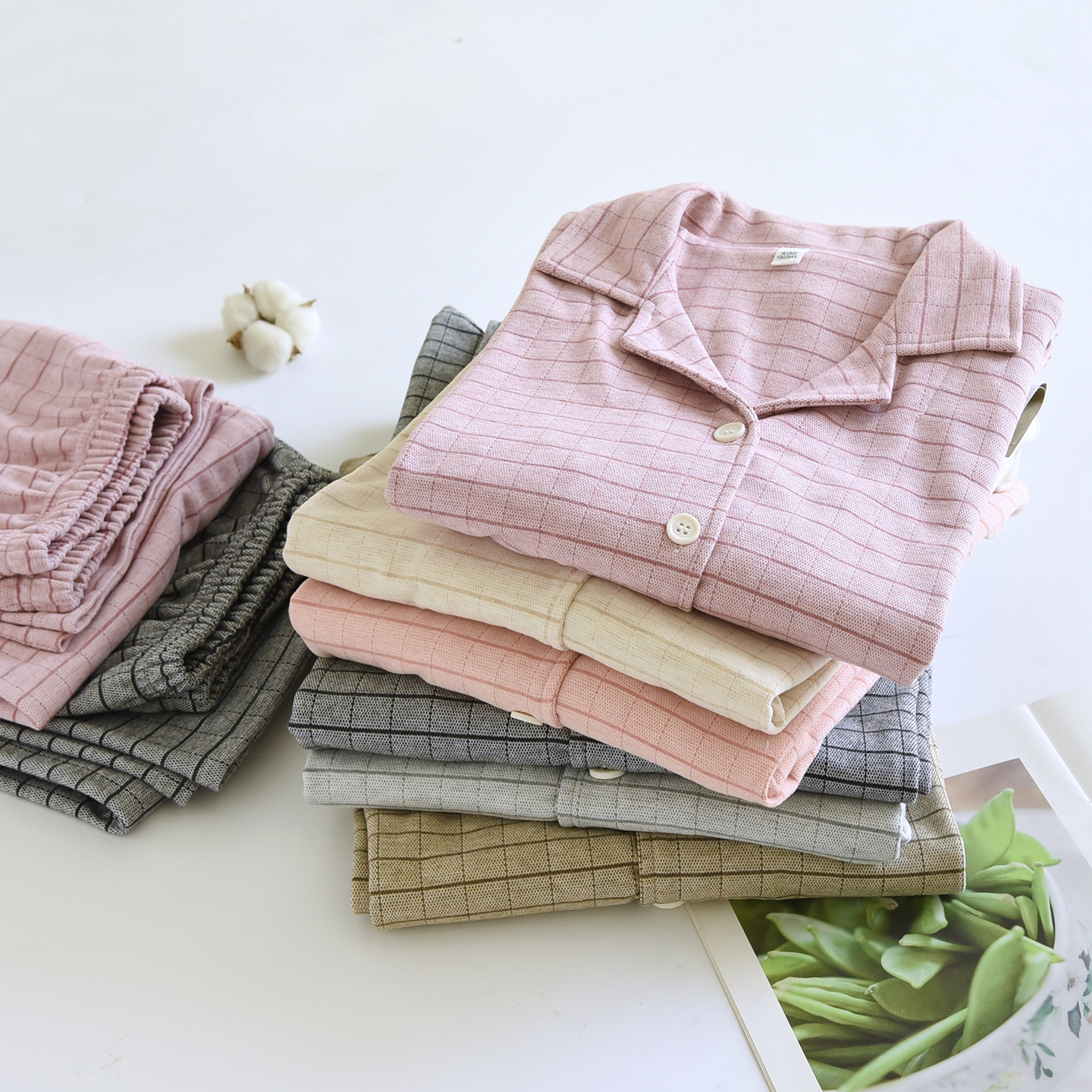 秋冬季情侣德绒睡衣套装