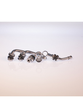 MRFORGED轮毂弯头7字直角90度气门嘴BBS RAYS小孔可配感应器胎压