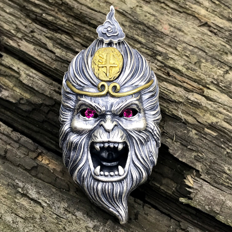 斗战胜佛齐天大圣纯银吊坠