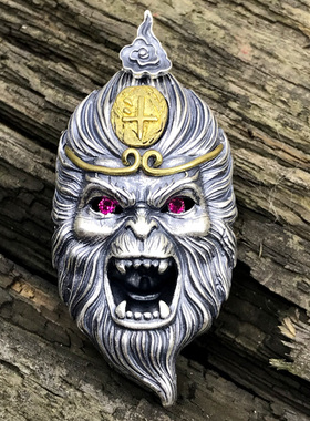 斗战胜佛齐天大圣纯银吊坠