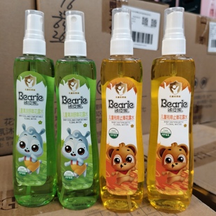 正品 顽皮熊儿童清凉舒爽花露水祛痱止痒茶树油婴幼儿花露水200ml