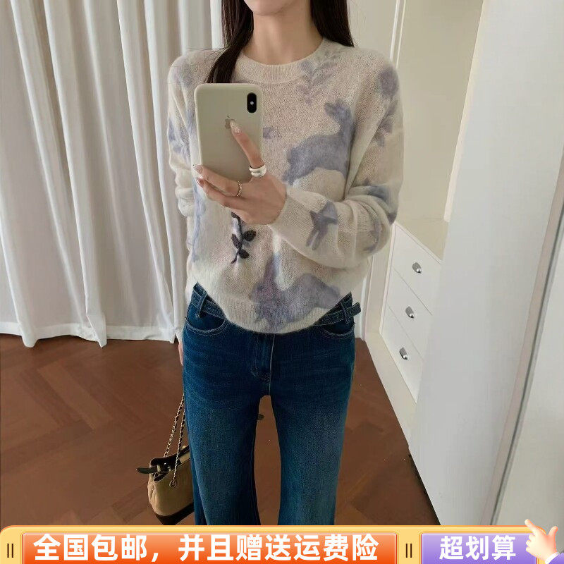 2026秋季宽松显瘦慵懒风毛衣女