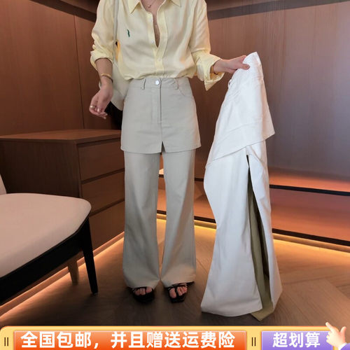 春季韩版高腰显瘦喇叭裤女