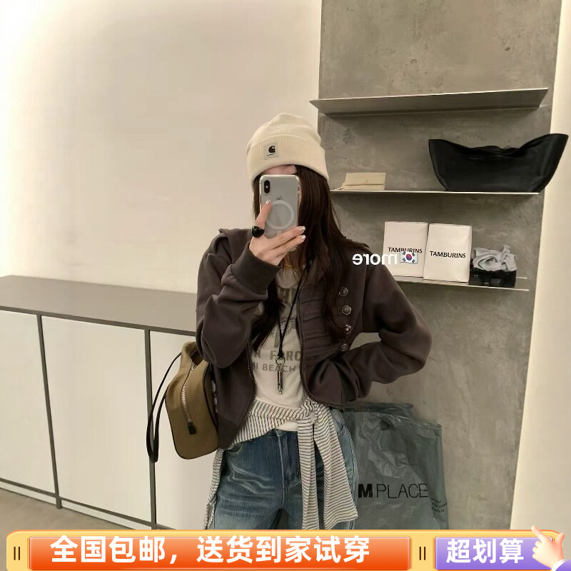 2026秋季百搭减龄棒球夹克女