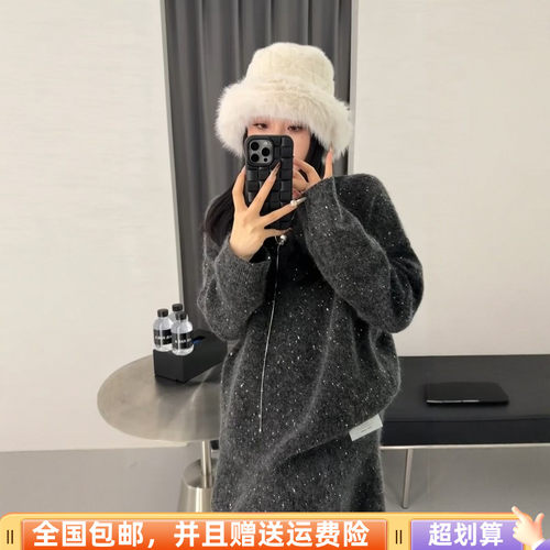 2025冬季羊毛毛衣半身裙两件套