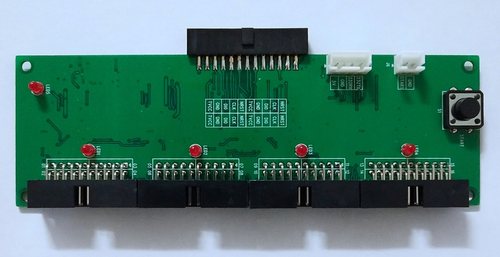 H7-TOOL专用1拖16扩展板，4路同步依次烧录, 低成本