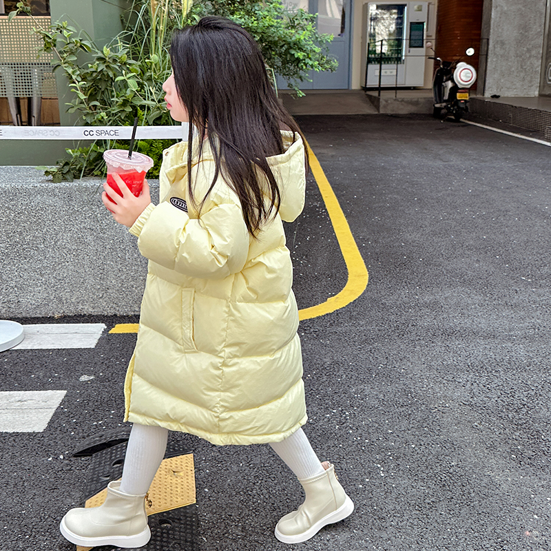 儿童羽绒服新国标90白鸭绒三防