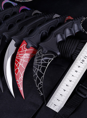 csgo周边彩色好看的小刀美国正品特种兵战术军匕户外帕兰刀比手刀