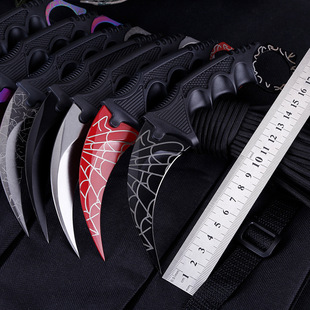 csgo周边彩色好看的小刀美国正品特种兵战术军匕户外帕兰刀比手刀