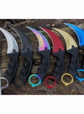 FOX OL狐狸爪刀 蝎子爪刀G10柄爪子刀 户外野营刀具 鹰爪练习工具