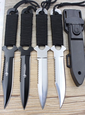户外特战战术退役直刀德国野外随身瑞士军士刀具武器品军迷收藏品