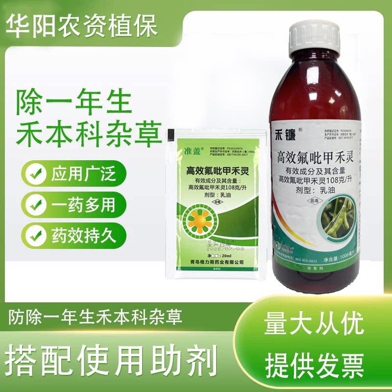 高效氟吡氟呲甲禾灵助剂除草剂茅草牛筋草芦苇禾本科专用正品农药图片