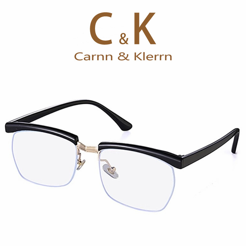 Carnn&Klerrn汤姆哈迪同款眼镜男士痞帅暴徒半框眼镜可配度数近视