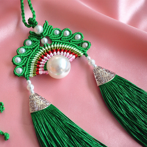 凤冠花嫁公益助残diy编织中国结